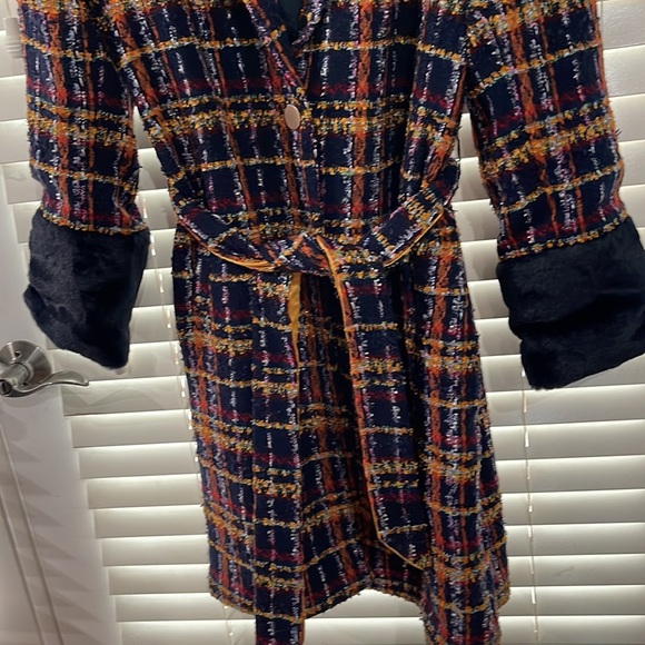 Boston proper jacket with belt tie and two button front.never worn! - Picture 2 of 4